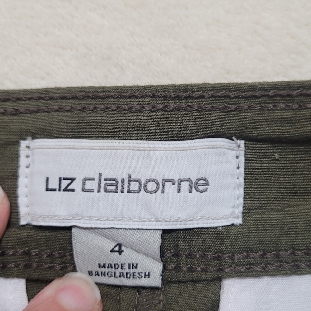 Liz‎ Claiborne Petite Olive Grove Classic Skort Size 4 - Picture 4 of 8